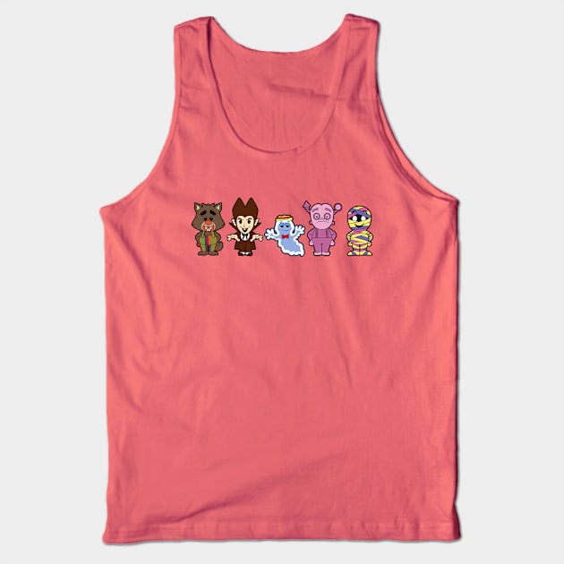 Cereal Monsters Tank Top by mighty corps studio